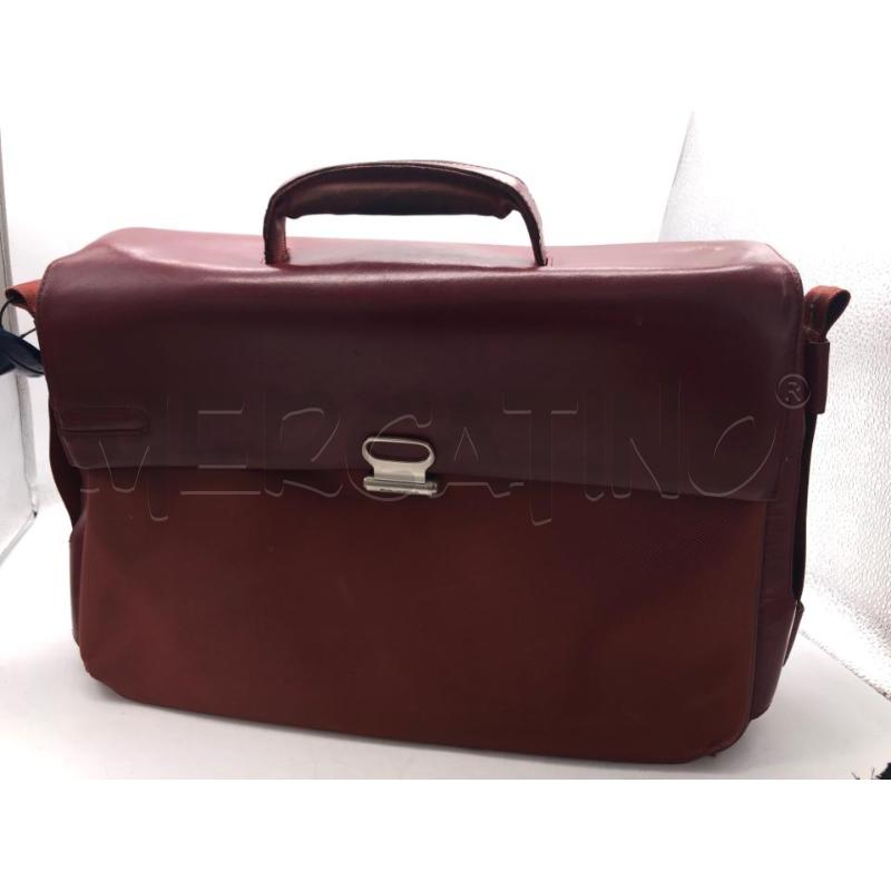 BORSA UOMO PIQUADRO PELLE BORDO  | Mercatino dell'Usato Avellino 1