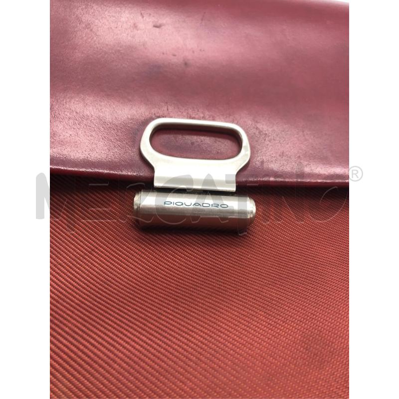 BORSA UOMO PIQUADRO PELLE BORDO  | Mercatino dell'Usato Avellino 2