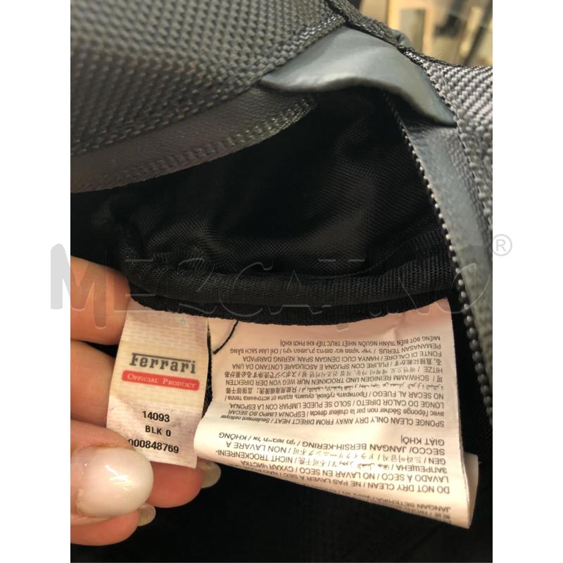 BORSELLO UOMO SCUDERIA FERRARI NERO  | Mercatino dell'Usato Avellino 3