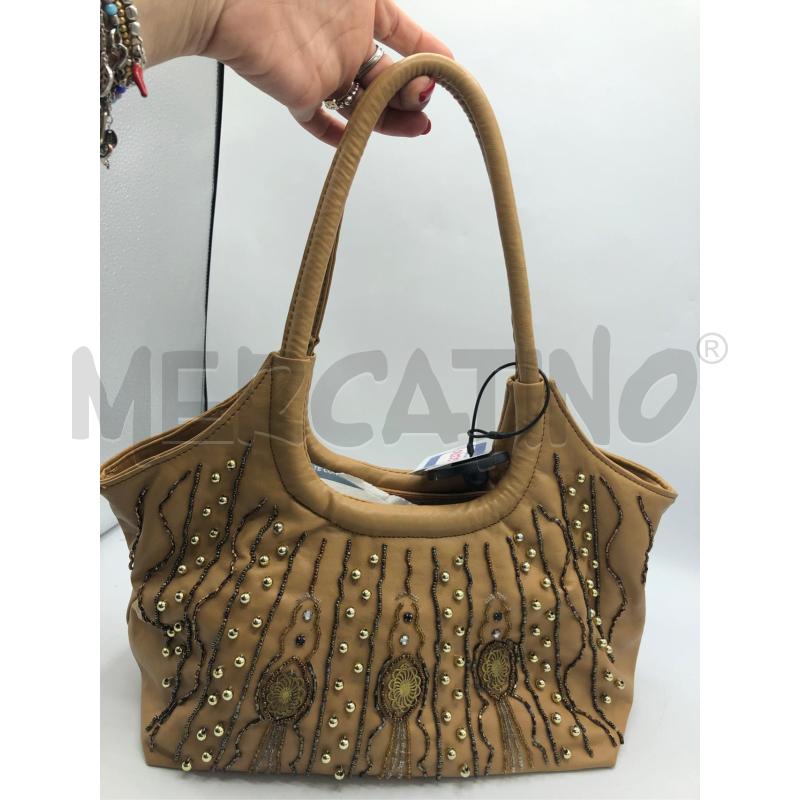 BORSETTA DONNA BEIGE CORALLINI . | Mercatino dell'Usato Avellino 1