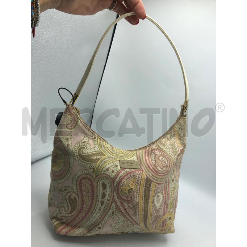 BORSETTA DONNA ETRO PROF BEIGE ROSA  | Mercatino dell'Usato Avellino 1