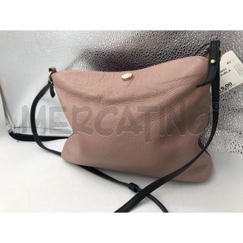 BORSETTA DONNA FURLA ROSA PRUGNA | Mercatino dell'Usato Avellino 1