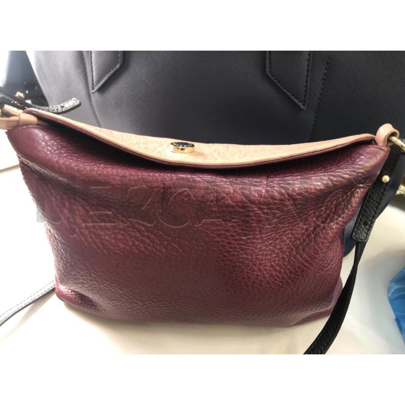 BORSETTA DONNA FURLA ROSA PRUGNA | Mercatino dell'Usato Avellino 2