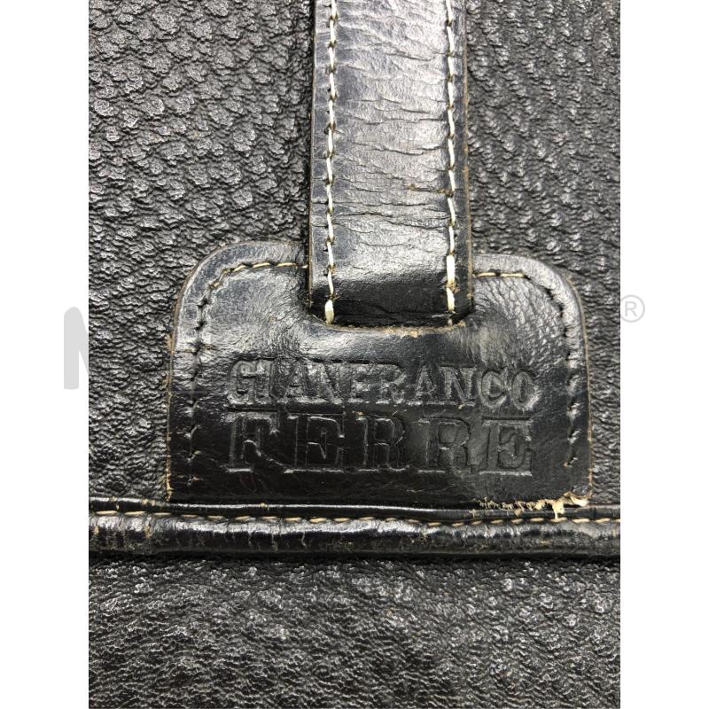BORSETTA DONNA GIANFRANCO FERRE NERO  | Mercatino dell'Usato Avellino 3