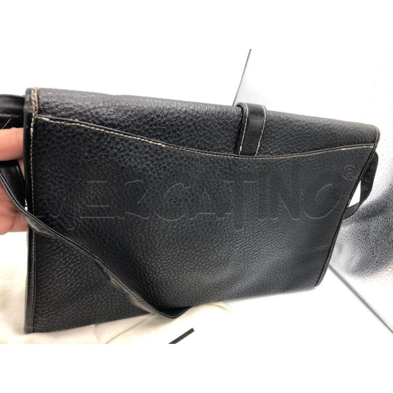 BORSETTA DONNA GIANFRANCO FERRE NERO  | Mercatino dell'Usato Avellino 4