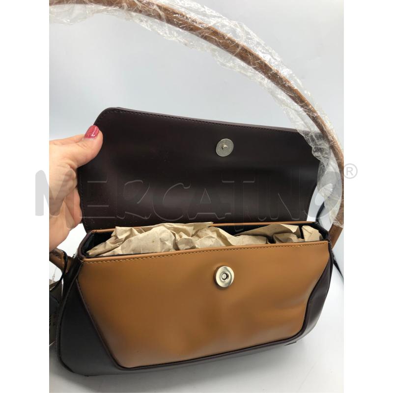 BORSETTA DONNA MARRONE BEIGE CELLINI | Mercatino dell'Usato Avellino 2