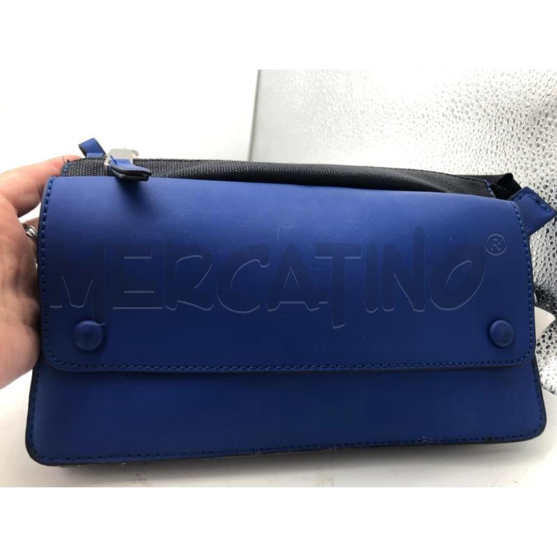 BORSETTA DONNA THE BAG BLU NERA  | Mercatino dell'Usato Avellino 1