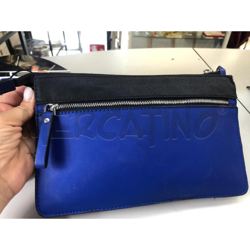 BORSETTA DONNA THE BAG BLU NERA  | Mercatino dell'Usato Avellino 2