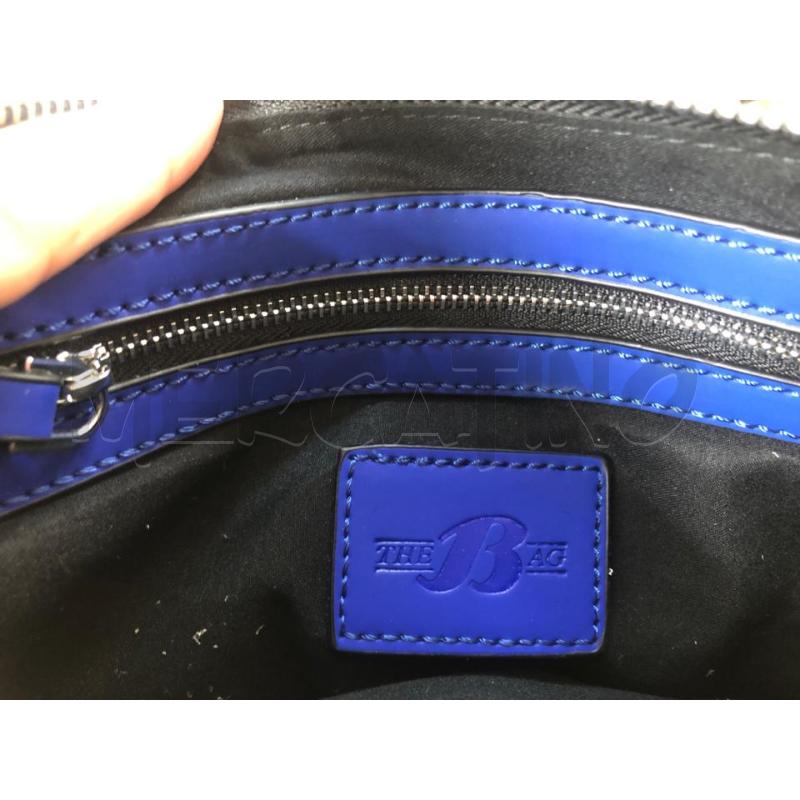 BORSETTA DONNA THE BAG BLU NERA  | Mercatino dell'Usato Avellino 3