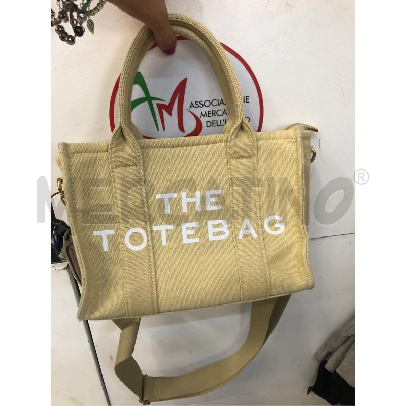 BORSETTA DONNA THE TOTEBAG BEIGE  | Mercatino dell'Usato Avellino 1