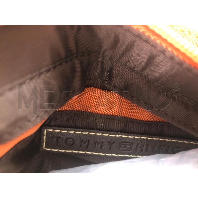 BORSETTA DONNA TOMMY ARANCIO TELA | Mercatino dell'Usato Avellino 4