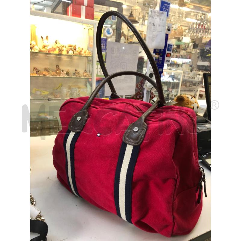 BORSONE TOMMY HILFIGER ROSSO BLU  | Mercatino dell'Usato Avellino 4