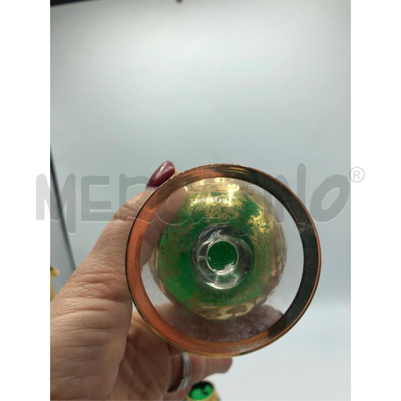 BOTTIGLIA +6COPPETTE+6 BICCHIERINI VETRO  | Mercatino dell'Usato Avellino 4