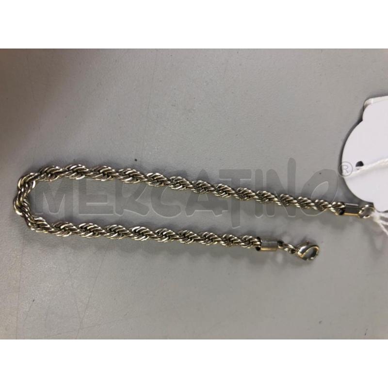 BRACCIALETTO ARG CORDA INTRECCIATA | Mercatino dell'Usato Avellino 1