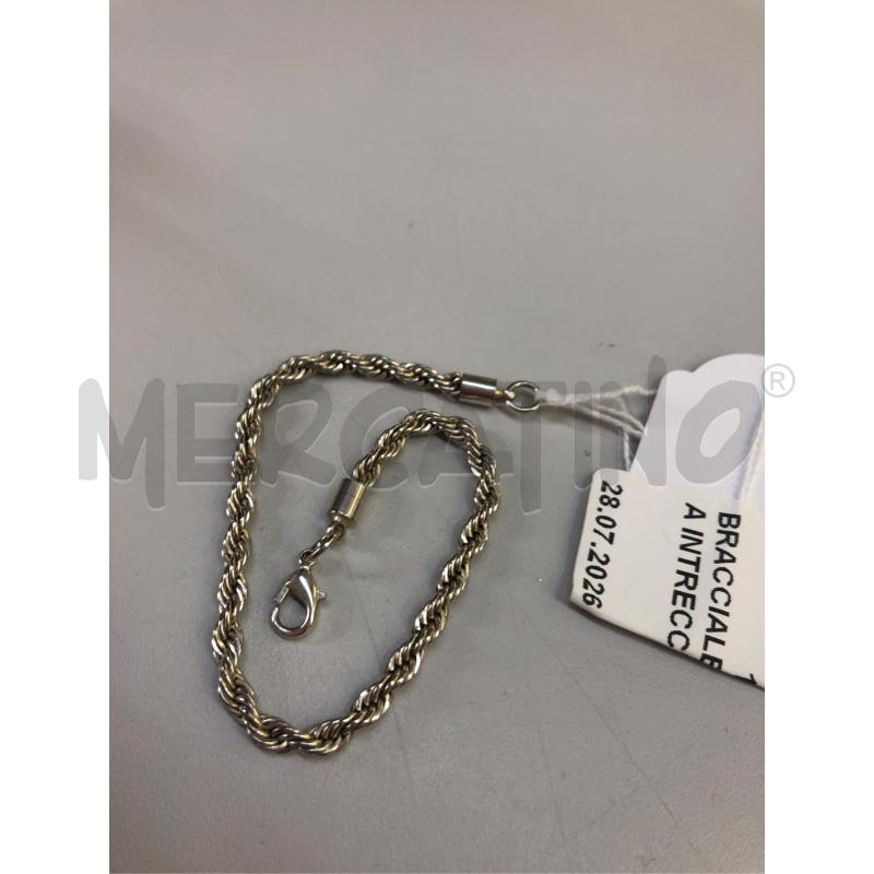 BRACCIALETTO ARG CORDA INTRECCIATA | Mercatino dell'Usato Avellino 2