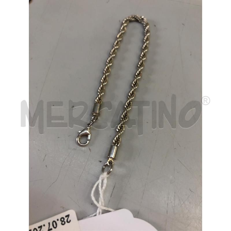 BRACCIALETTO ARG CORDA INTRECCIATA | Mercatino dell'Usato Avellino 3