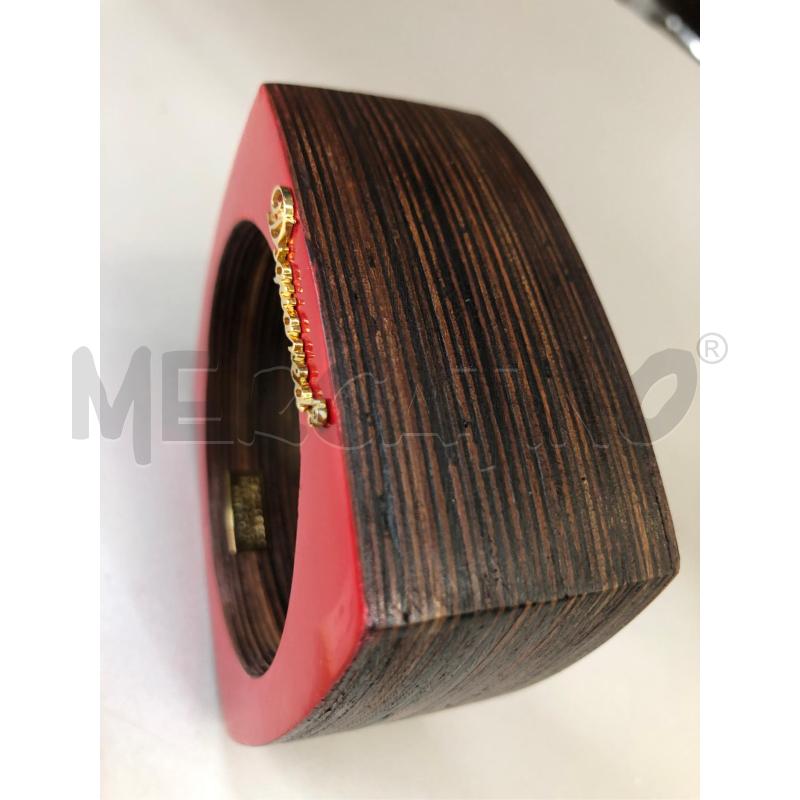 BRACCIALETTO DSQUARED LEGNO ROSSO  | Mercatino dell'Usato Avellino 2