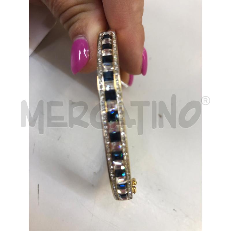 BRACCIALETTO RIGIDO STRASS PAVE' | Mercatino dell'Usato Avellino 4
