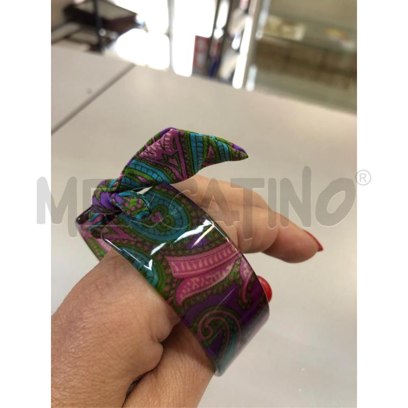 BRACCIALE ETRÒ VIOLA VERDE FIOCCO  | Mercatino dell'Usato Avellino 3