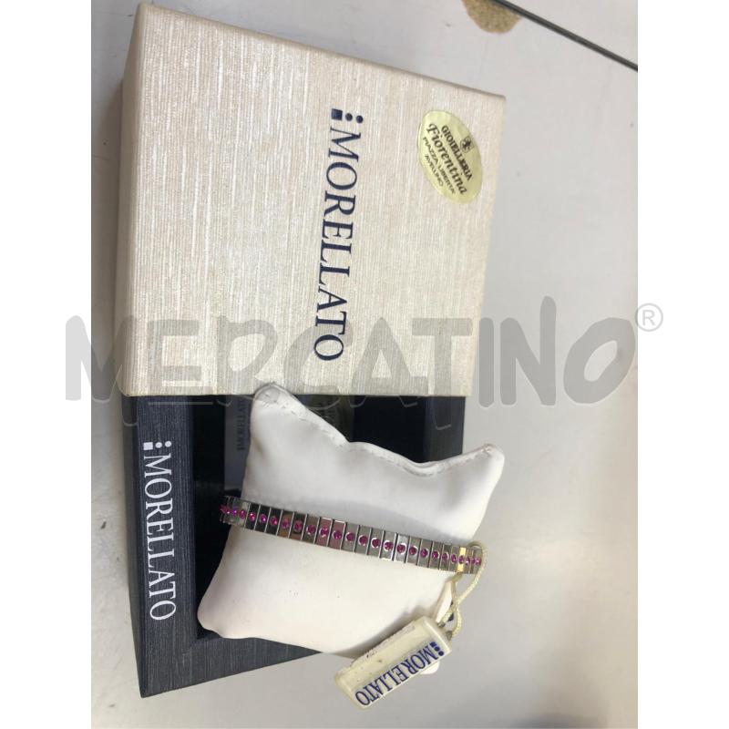BRACCIALE MOLLA STRASS ROSA MORELLATO | Mercatino dell'Usato Avellino 1
