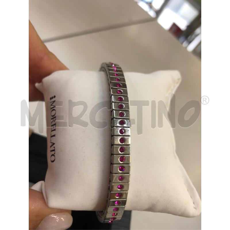 BRACCIALE MOLLA STRASS ROSA MORELLATO | Mercatino dell'Usato Avellino 3