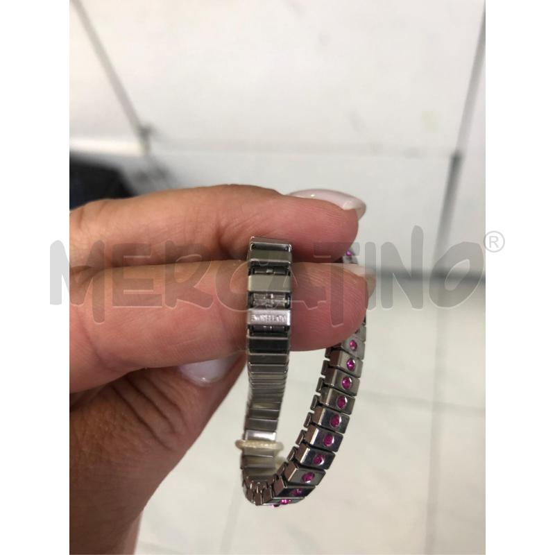 BRACCIALE MOLLA STRASS ROSA MORELLATO | Mercatino dell'Usato Avellino 4