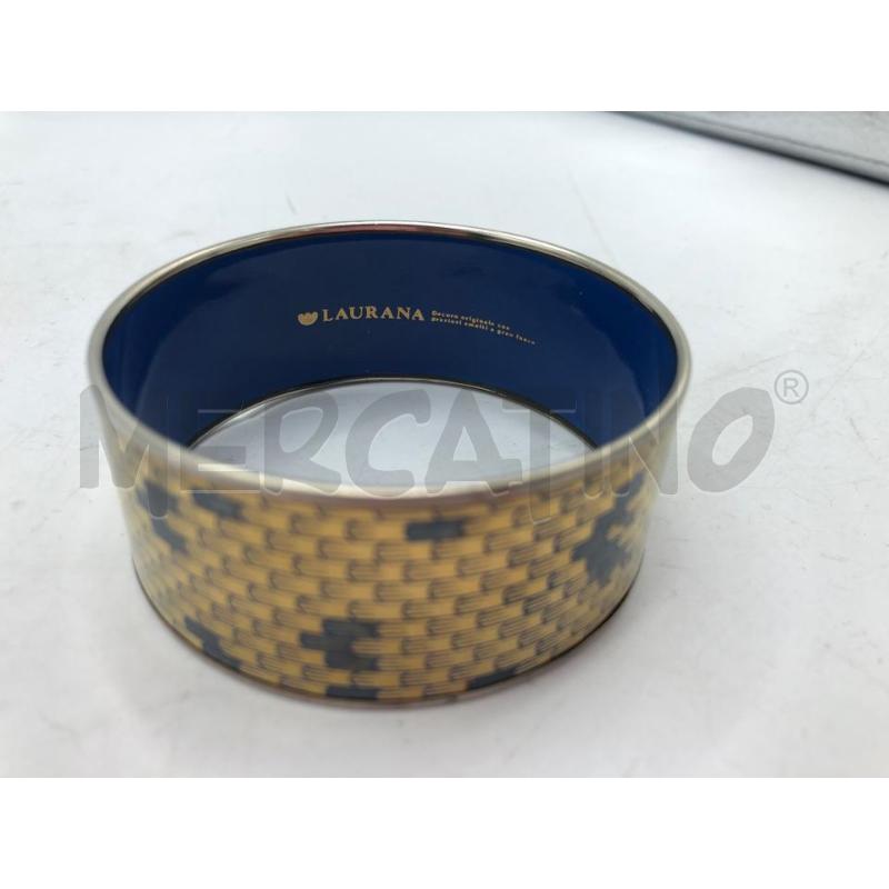 BRACCIALE RIGIDO LAURANA BLU DORATO | Mercatino dell'Usato Avellino 1