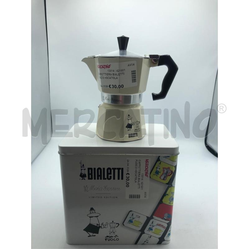 CAFFETTIERA BIALETTI FUOCO +SCATOLA  | Mercatino dell'Usato Avellino 1