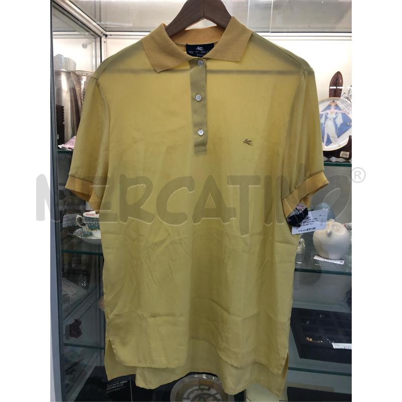 CAMICIA SETA GIALLA ETRO MILANO | Mercatino dell'Usato Avellino 1