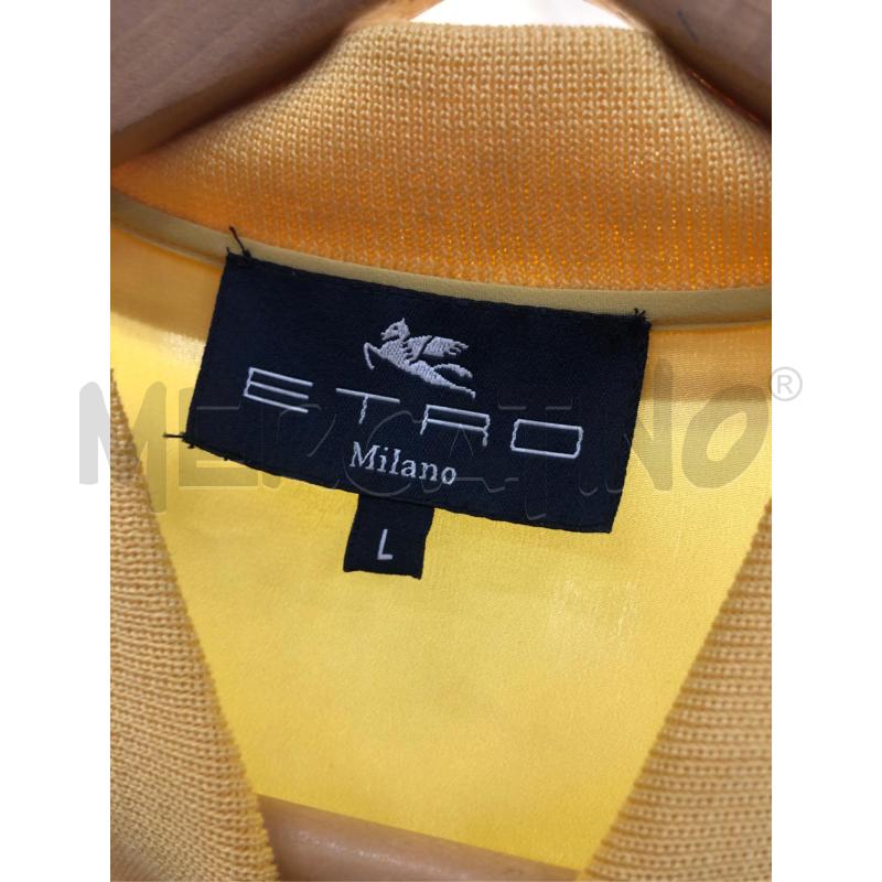 CAMICIA SETA GIALLA ETRO MILANO | Mercatino dell'Usato Avellino 2