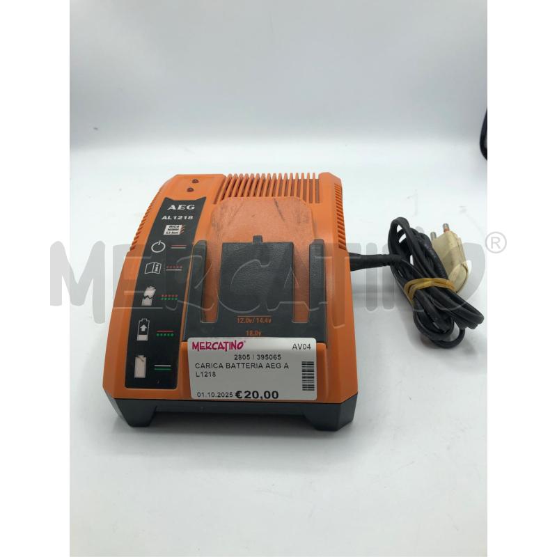 CARICA BATTERIA AEG AL1218 | Mercatino dell'Usato Avellino 1