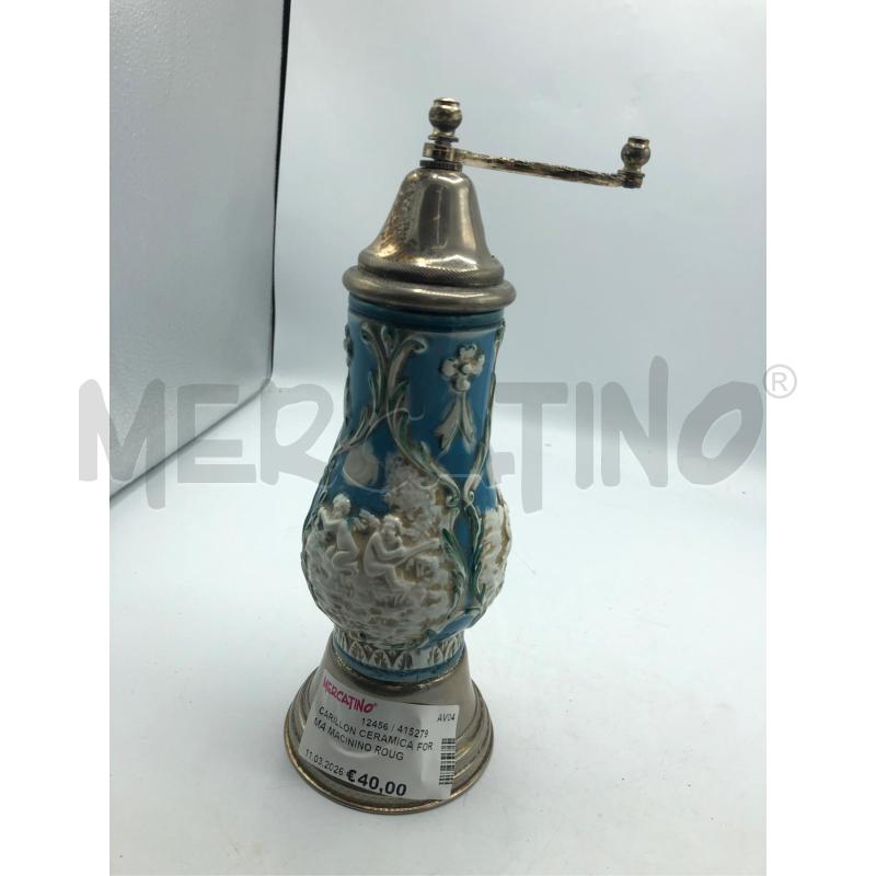 CARILLON CERAMICA FORMA MACININO ROUGE  | Mercatino dell'Usato Avellino 1