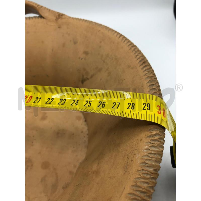 CESTINO TERRACOTTA CON MANICI  | Mercatino dell'Usato Avellino 4