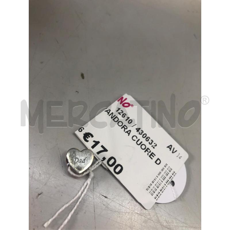 CHARM PANDORA CUORE DAD  | Mercatino dell'Usato Avellino 2