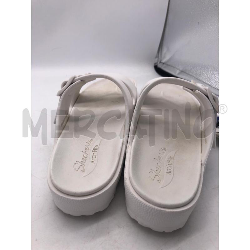 CIABATTE DONNA BIANCHE SKECHERS  | Mercatino dell'Usato Avellino 2