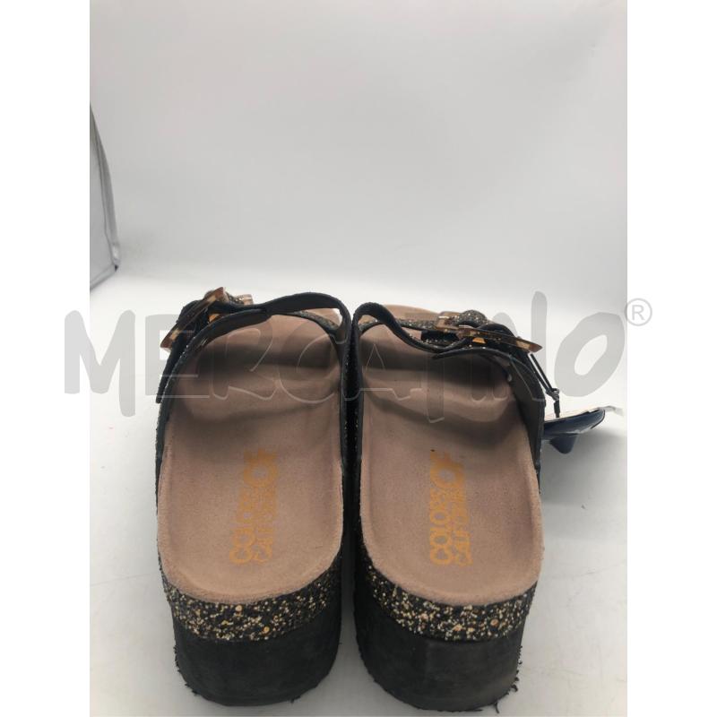 CIABATTE DONNA NERE GLITTER COLORS  | Mercatino dell'Usato Avellino 2