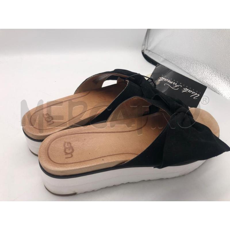 CIABATTE DONNA UGG NERE FIOCCO CAMOSC | Mercatino dell'Usato Avellino 2