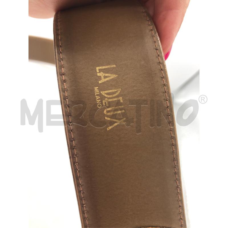 CINTURA DONNA VINTAGE BEIGE LA DEUX MILANO | Mercatino dell'Usato Avellino 2