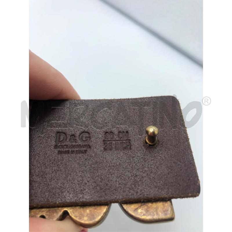CINTURA UOMO /DONNA MARRONE DOLCE&GABBANA | Mercatino dell'Usato Avellino 2