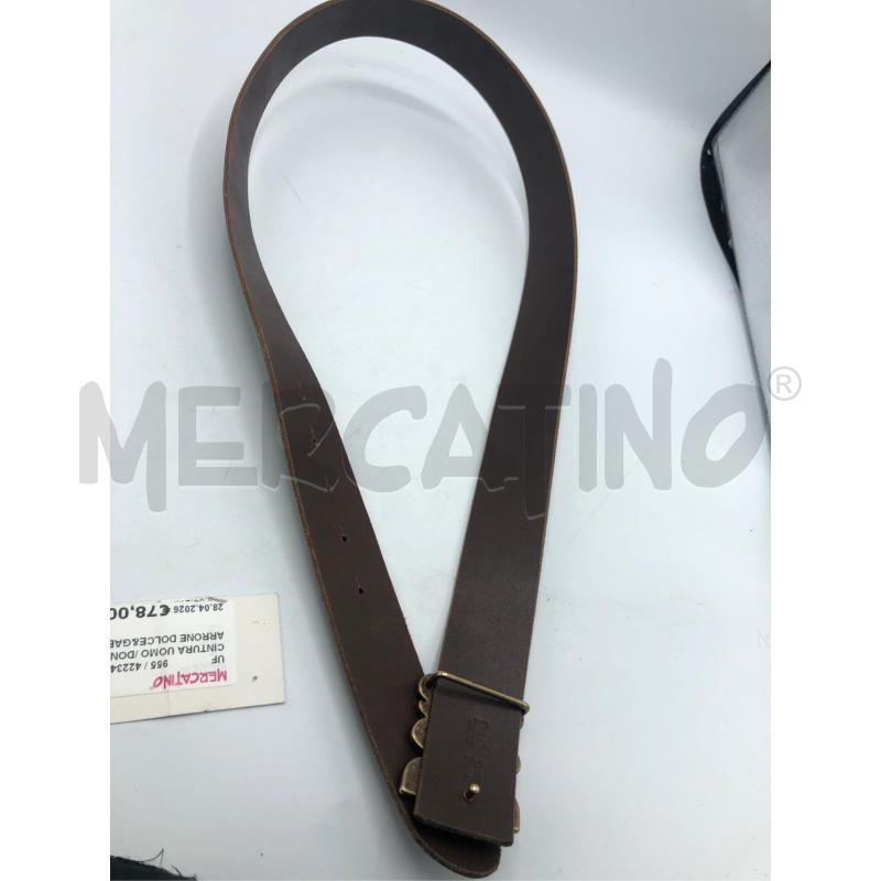 CINTURA UOMO /DONNA MARRONE DOLCE&GABBANA | Mercatino dell'Usato Avellino 4