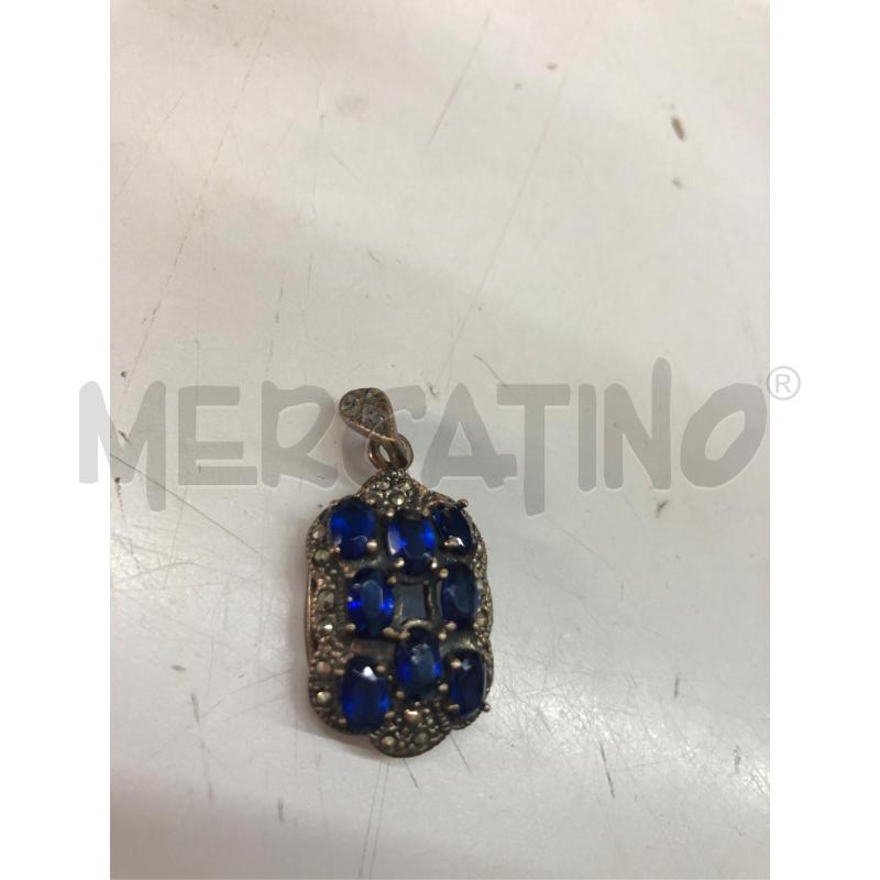 CIONDOLO AG STRASS BLU  | Mercatino dell'Usato Avellino 3