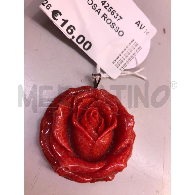 CIONDOLO ROOSA ROSSO  | Mercatino dell'Usato Avellino 1