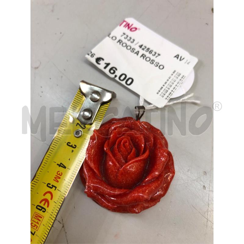 CIONDOLO ROOSA ROSSO  | Mercatino dell'Usato Avellino 3