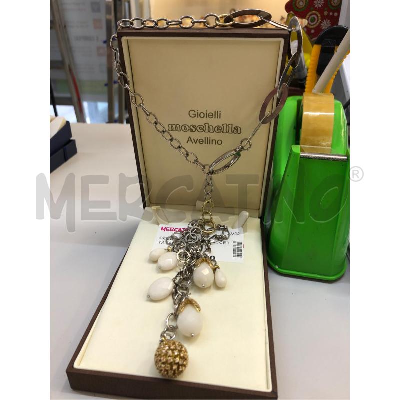 COLLANA AGATA SFACCETTATA ZIRCONI | Mercatino dell'Usato Avellino 1