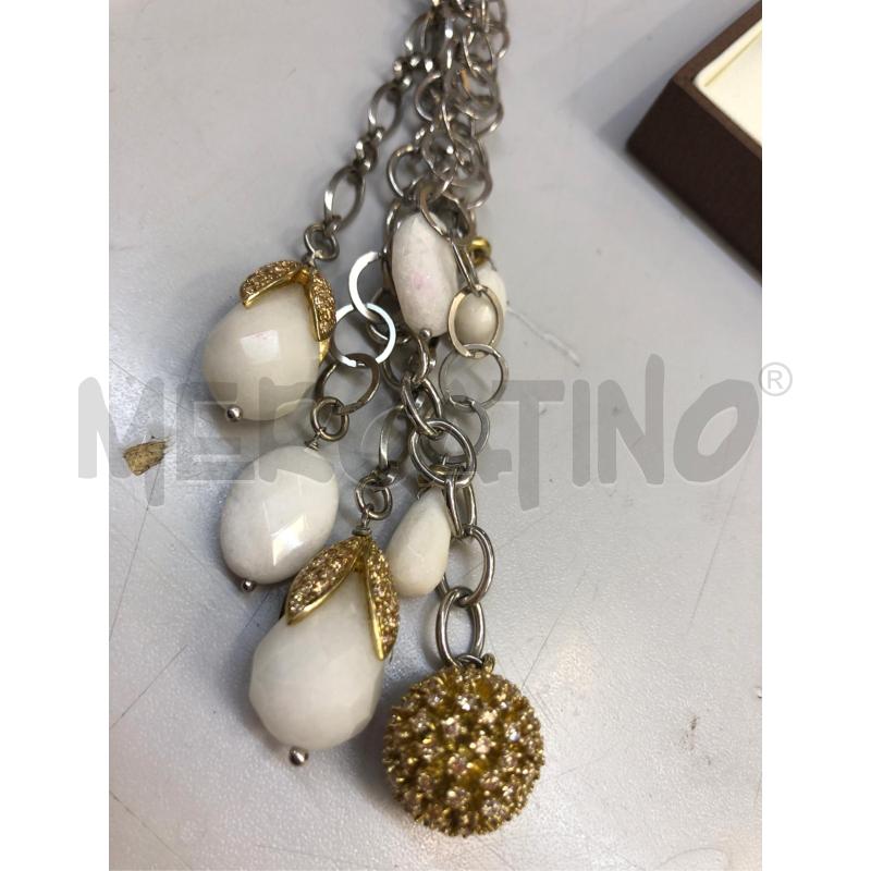 COLLANA AGATA SFACCETTATA ZIRCONI | Mercatino dell'Usato Avellino 3