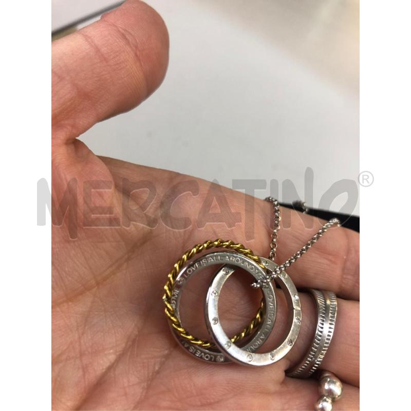 COLLANA AG CERCHIO ARG DORAT | Mercatino dell'Usato Avellino 2