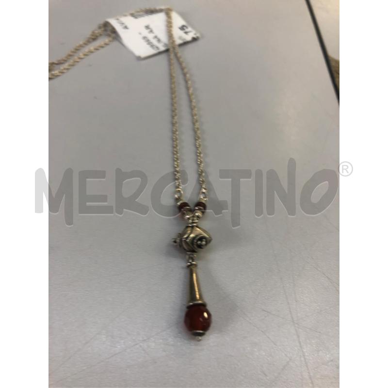 COLLANA AG PERLINA ARANCIO | Mercatino dell'Usato Avellino 4