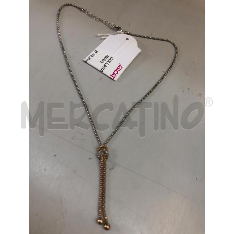 COLLANA AG ROSE GOLD NODO | Mercatino dell'Usato Avellino 1