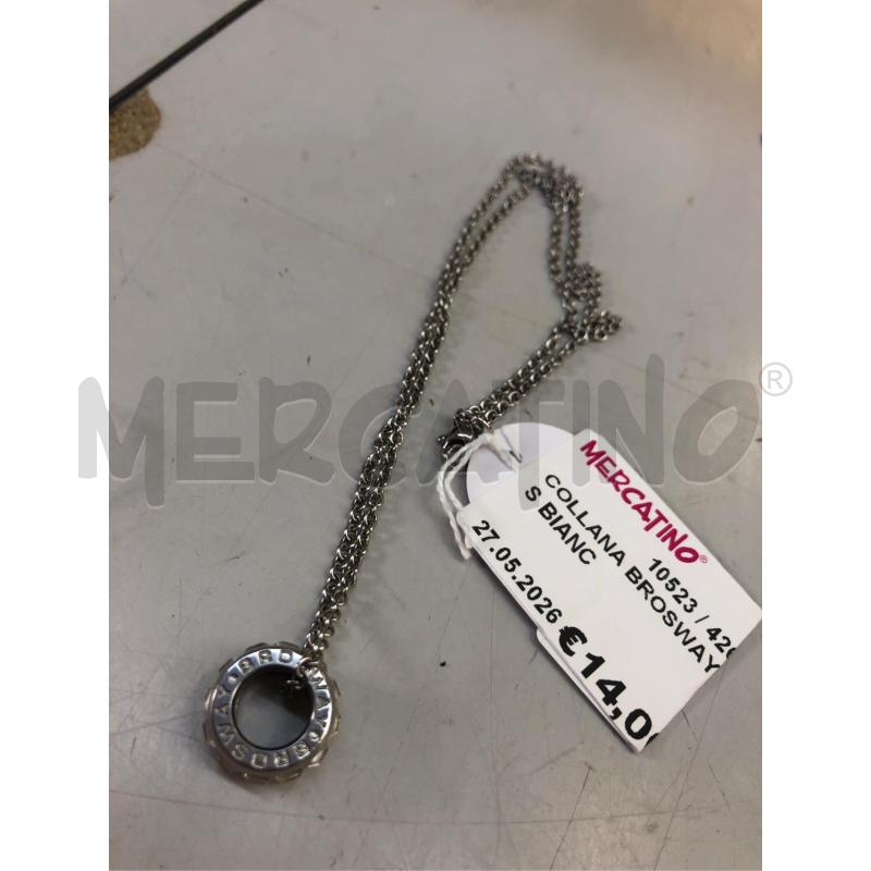 COLLANA BROSWAY STRASS BIANC | Mercatino dell'Usato Avellino 1
