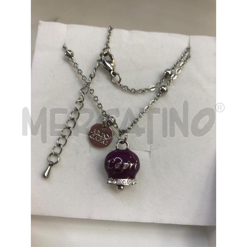 COLLANA CAMPANA VIOLA CAPRI  | Mercatino dell'Usato Avellino 2